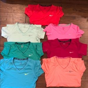 Nike Pro V Neck Lot